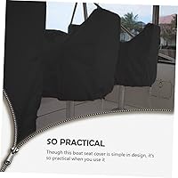 Vista 3 de Funda de asiento de capitán, fundas de asiento de barco, funda de silla plegable, fundas resistentes, cubierta de asiento de yate, funda protectora