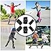 LPYHDWO Protective Gear Set 6 in 1 Knee Elbow Pads Wrist Guards Multi Sports Safety Protection for KidsScooter Skating Cycling(D,M)