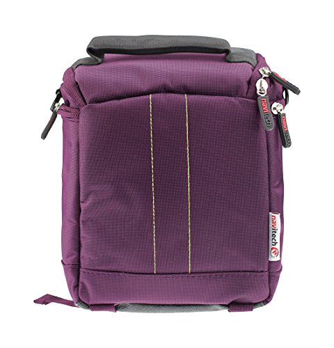 Navitech Purple Protective Portable Projector Carrying Case and Travel Bag Compatible With Philips Pico Pix Pro