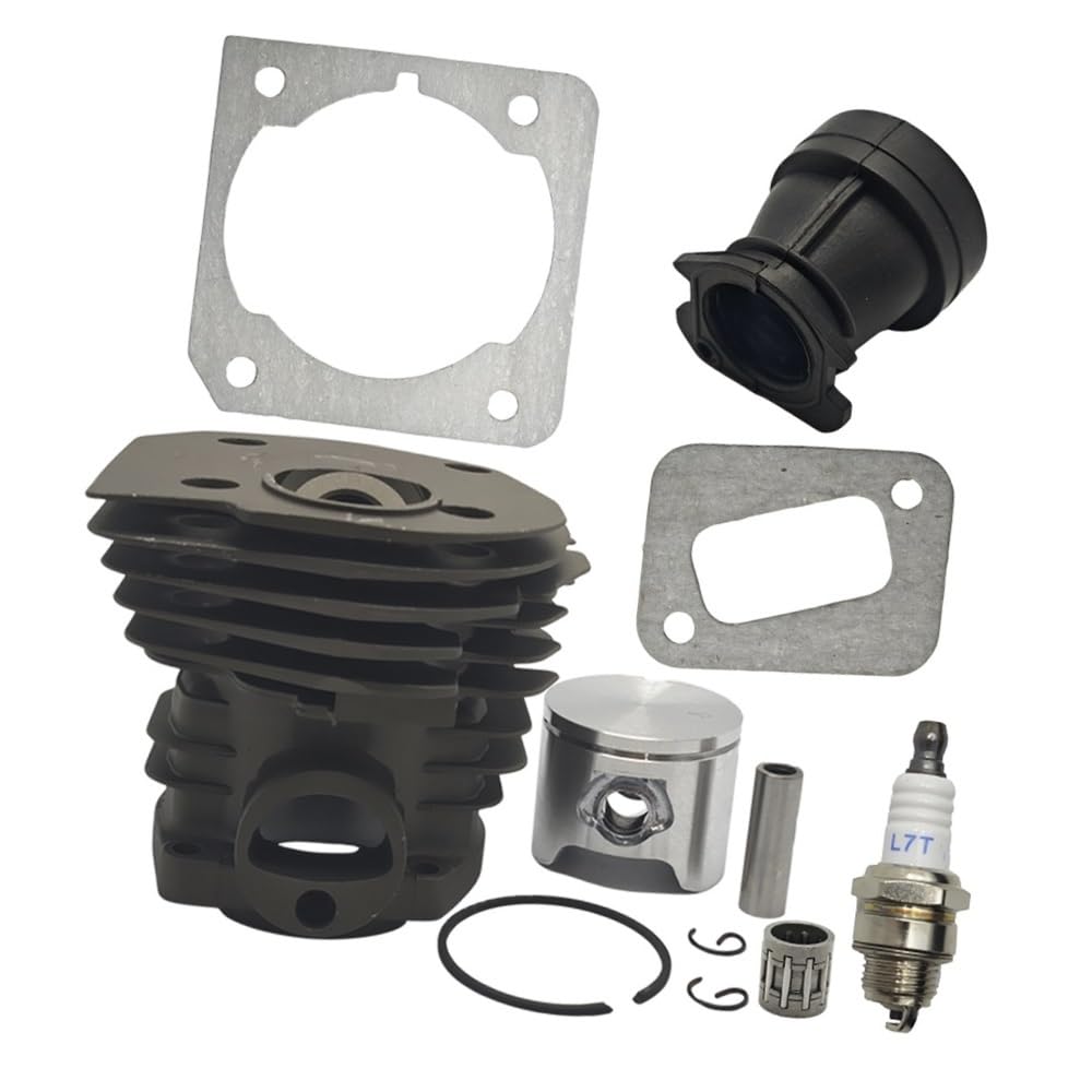 Kit piston-cylindre 44 mm pour tronçonneuse 340 345 350 et pièces joint collecteur
