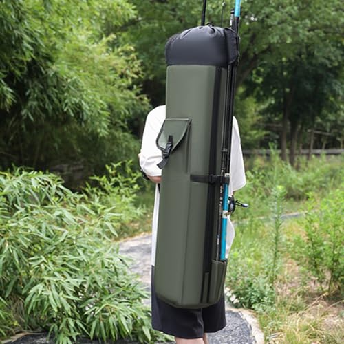 Sac de rangement pour 5 cannes à pêche pliable et multifonction - 7