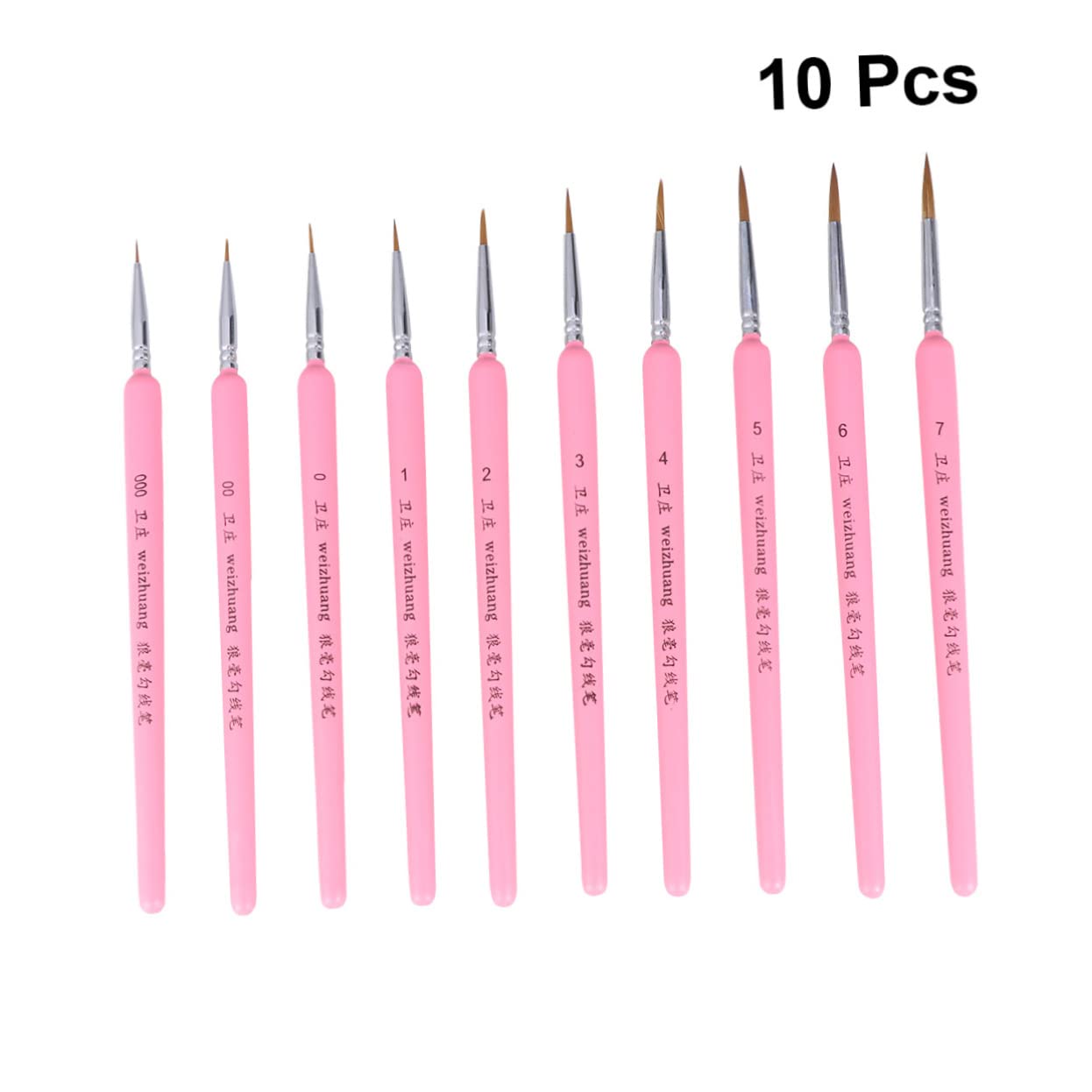 SHINEOFI 3juegos Pinceles De Detalle para Pintura Pinceles De Pelo De para Acuarela y Óleo para Artistas y Estudiantes De Arte Ligero y Portátil