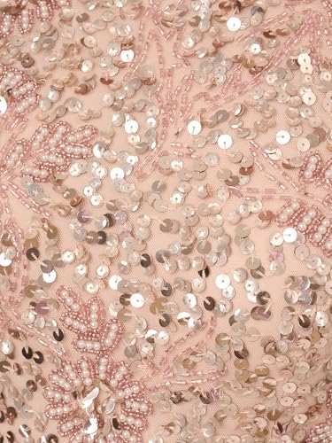 Image of Adrianna Papell Women's Beaded Peplum Long Dress