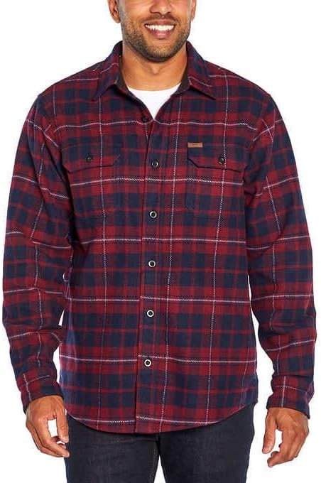 Orvis Winter Flannel Button Down Shirt (as1, Alpha, s, xx_l, Regular, Regular, Sangria Plaid, X-Large)