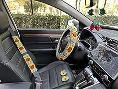 Wheel Covers+2belt Covers+2Car Coasters+Strawberry