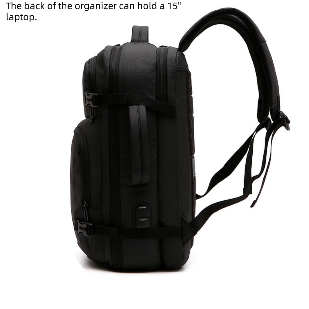 Custodia per zaino compatibile con MAVIC4 PRO RC2/RC PRO2, telecomando per drone, zaino a tracolla, custodia da viaggio, organizer per valigia rigida di grande capacità (solo custodia)