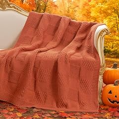 Checkered Burnt Orange