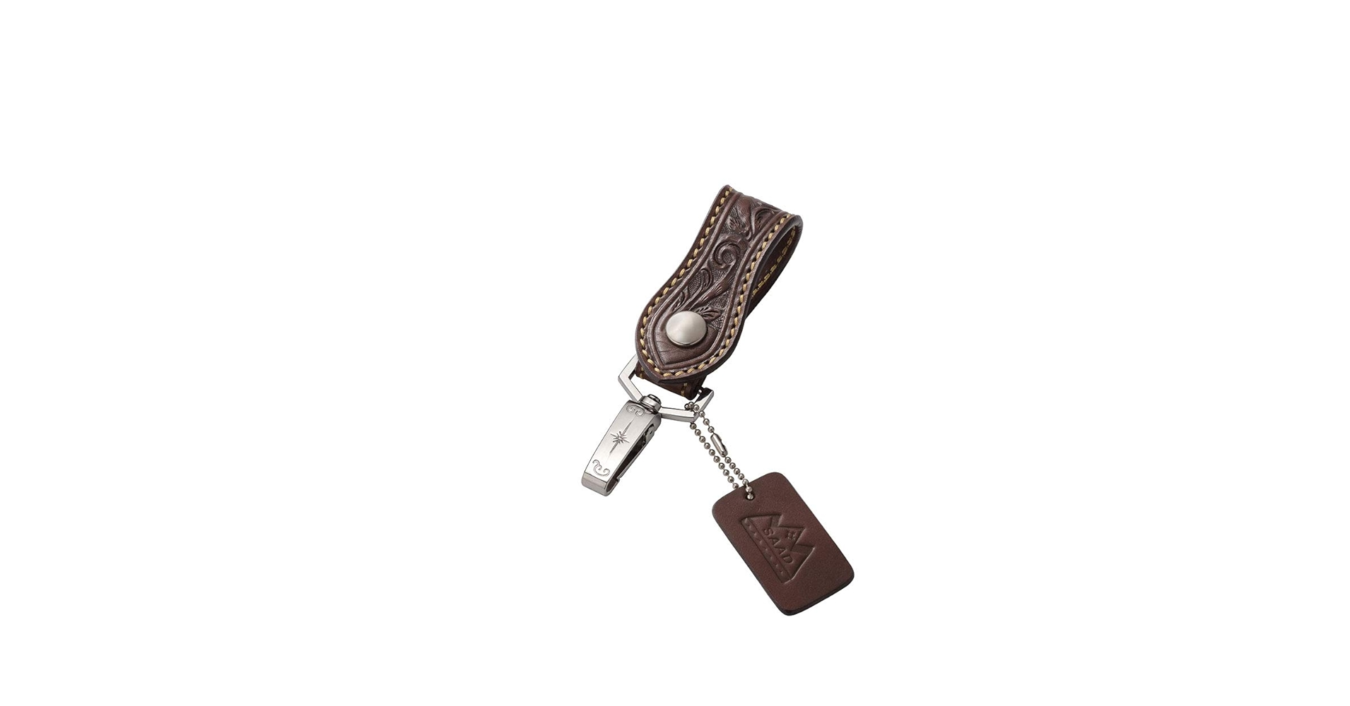 サードキーループ Amazon.co.jp: [SAAD] サード 本革レザーキーループ ブラック