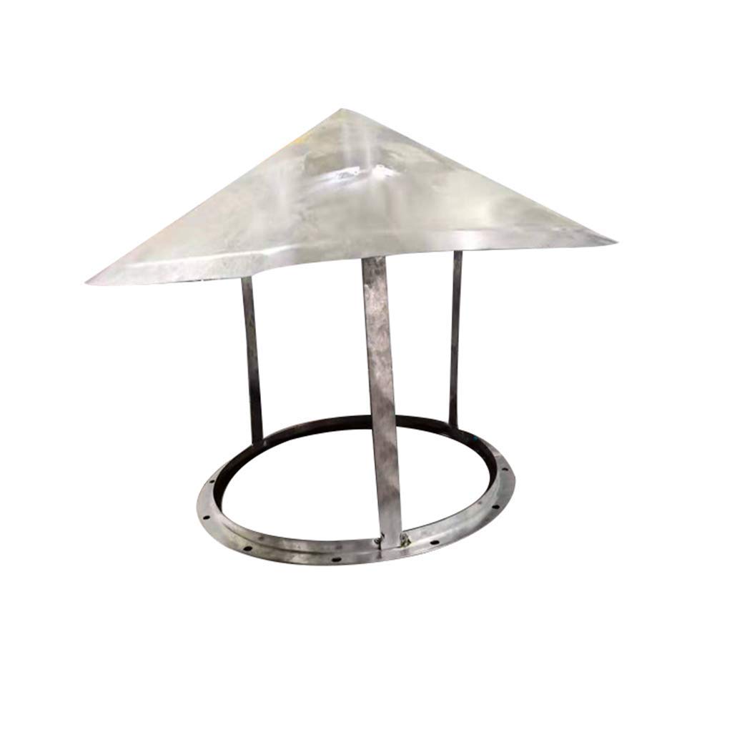 KGLHJDY Chimney Cowl Cap,Stainless Steel for Ducting Ventilation Cap Rain Hat Hood Pipe Rain Cover Protector Cap Ending Roof Cowl,250mm