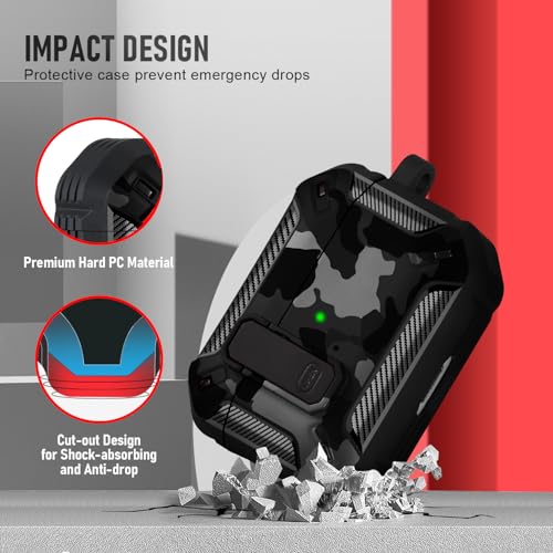 Image of Compatible with Airpods Pro 3 Case(2025),for Airpods Pro 3rd Generation Cases Cover with Keychain Cleaner Kit Soft Silicone Shockproof Cover for Women Men
