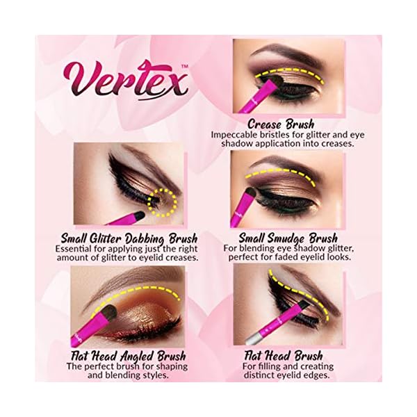 Glitter-Makeup-Brushes-For-Primer-And-Pressed-Eye-Shadow-Glitters-On-Metallic-Eyeshadow-Application-On-Eyelids-Cut-Crease-For-Blending-Loose-Glitters-Perfect-Lines-On-Eye-Lids-Effortlessly-Blend-Shade Eyeshadow Brush Glitter Makeup Brushes For Pressed Eye Shadow Loose Glitters Eyelids Cut Crease Blending Primer Lids Creases Clean Matte Eyeliner Stencils Pencil Liquid Liner Waterproof Gel Stamp Pen