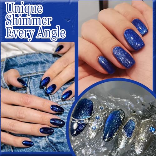 Set de esmaltes gel magnéticos Crystal Cat Eye miniatura 7