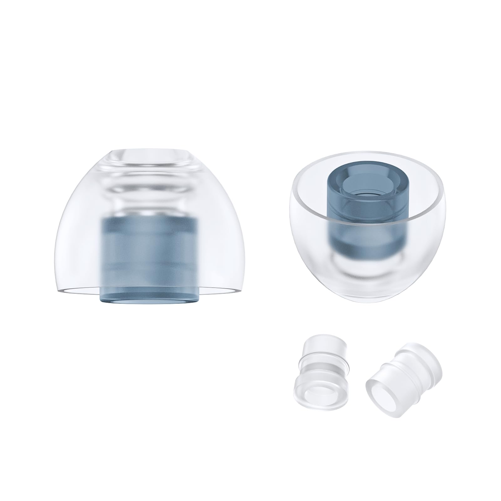 SpinFit NEO for IEM - M - Silicone Patented Eartips for Replacement, Secure Fit and Supreme Comfort, Reduce Allergic Reaction, One Set Fits Normal and Thin Nozzles (1 Pair)(with Inserts)