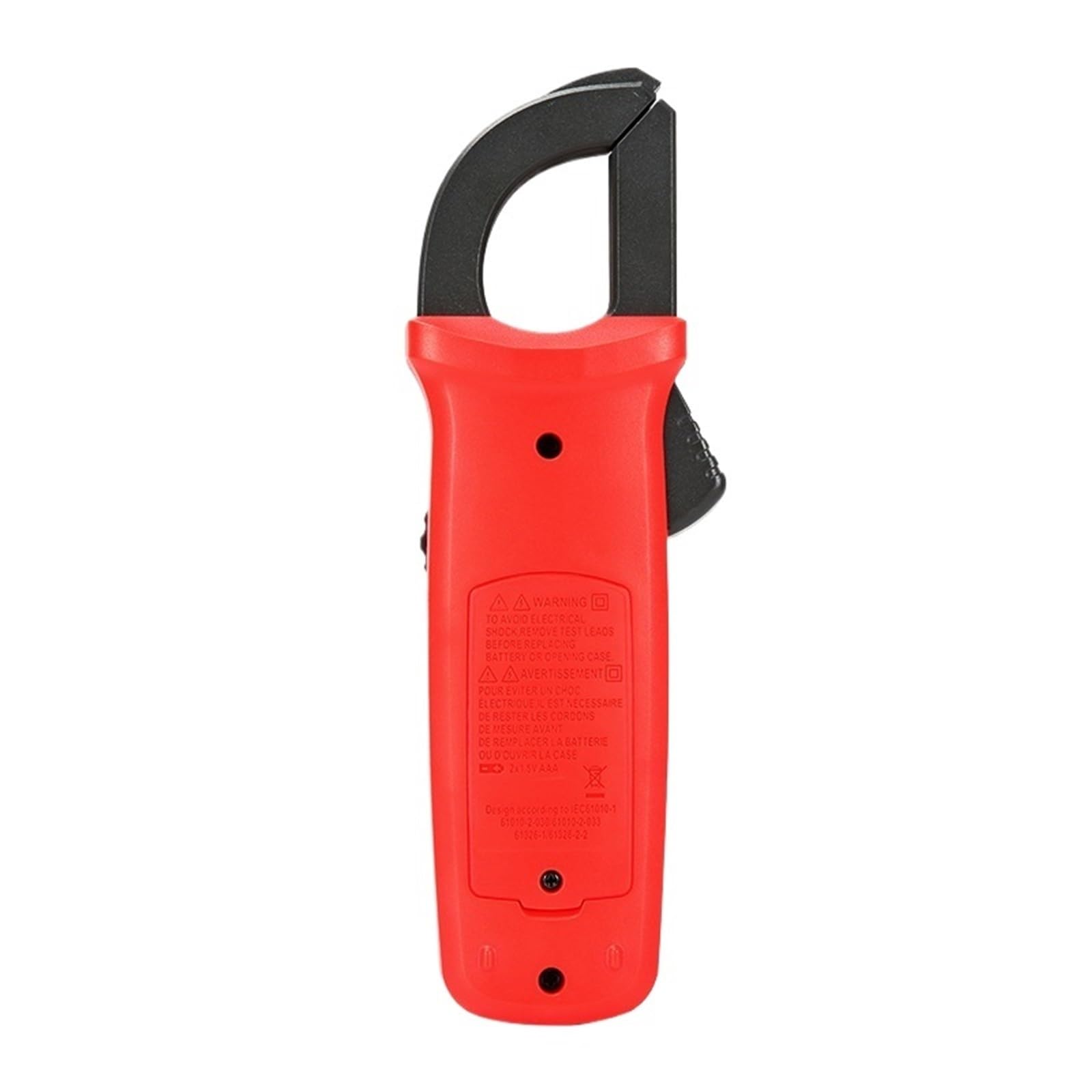 1 mini multímetro digital de pinza amperimétrica, amperímetro de CA, comprobador de pinza amperimétrica de potencia de 400 A y 600 V.(UT202 Plus)