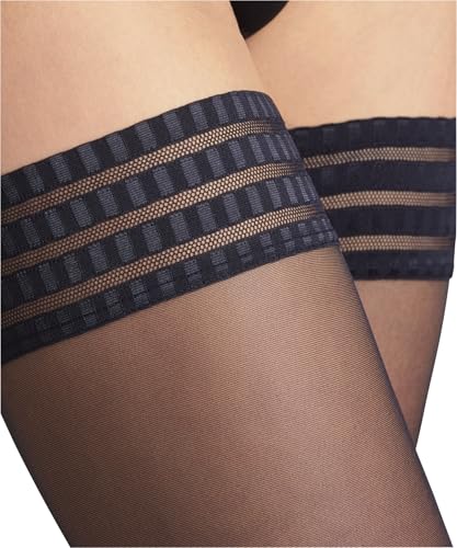 Image of FALKE Women's Pure Matt 20 Denier Sheer Thigh Highs, 1 Pair