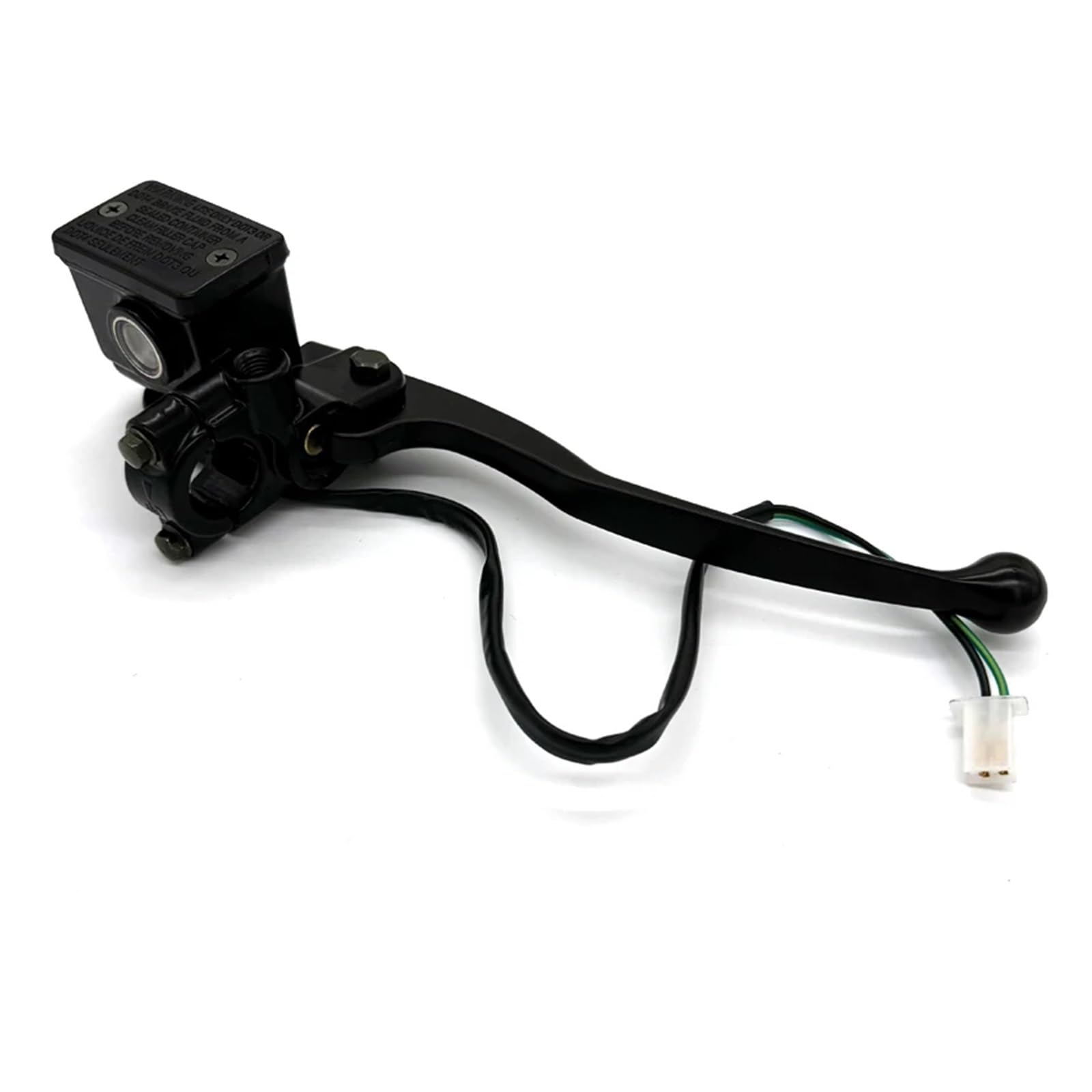Mango de embrague de motocicleta Bomba de freno hidráulico delantero para motocicleta, palanca cilindro para maestro para Yamaha 125cc YBR 125(1-pair)
