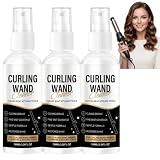 Detergente per ferro arricciacapelli, Spray per la pulizia degli strumenti per lo styling, Detergente per ferro da stiro e bigodini piatti,Rimuove i capelli e l'accumulo di residui di olio (3pcs)