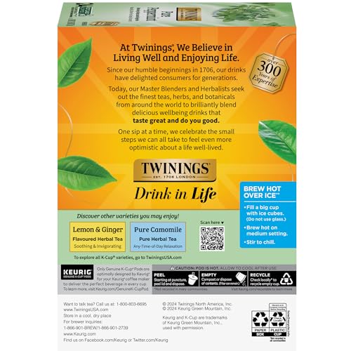 Twinings TWI-002 Pure Peppermint Herbal Tea K-Cup Pods thumb #4