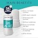 Natural Alum Crystal Deodorant In Stone. (120gr / 4.25Oz) For Men And Women. Antiperspirant For Strong Underarm And Foot Sweat. Aluminum-Free And Paraben-Free. 100% Natural