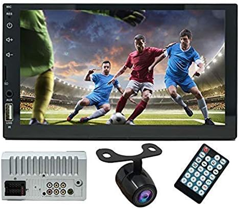 SoundXtreme ST-X6500BT MP5 7" Touch Screen Double Din Car Stereo Radio Work Support USB and SD Card Slot and USB 2.0 Port with Bluetooth + Backup HD Camera Included
