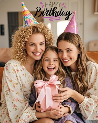 Happy Birthday Gift for Girls Ages 4-13 | Enchanted Pink Gift Set for Girls Daughter, Granddaughter, Niece 7