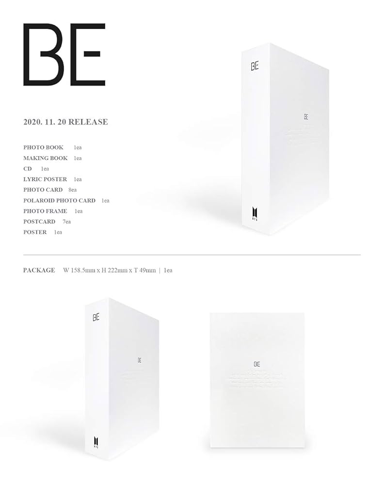 BTS BE アルバム ポストカード付き Amazon.co.jp: 防弾少年団 - BE Deluxe Edition CD+フォトカード