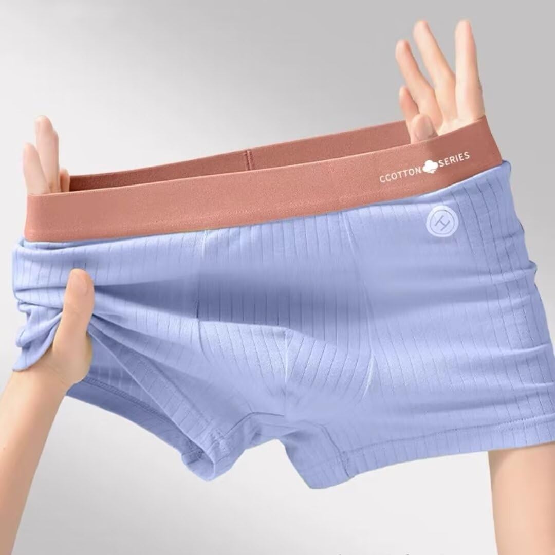 Boxer E Slip da Uomo in Cotone, Traspiranti, Ad Asciugatura Rapida E Contenitivi, Ideali per Lo Sport Quotidiano E per Un Comfort Che Dura Tutto Il Giorno. Color Mixed 03 X-Large