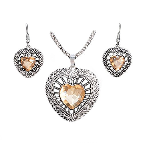 Bold N Elegant Tibetan Style Turqoise Choker Collar Necklace Earrings Bracelet Set (Black/Green/Red)