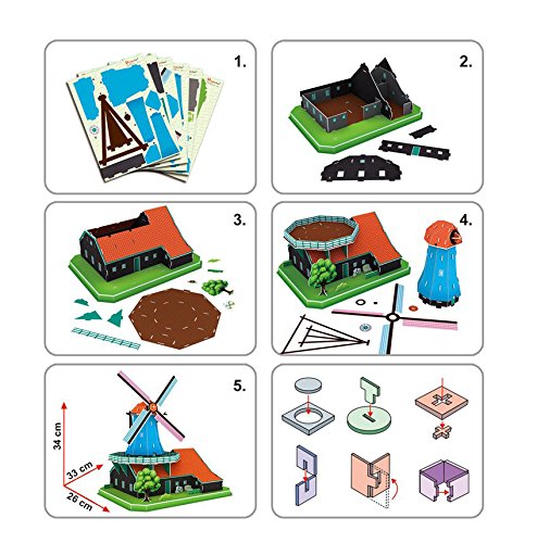 Cubic Fun- Puzzle 3D modellino Souvenir, MC219h