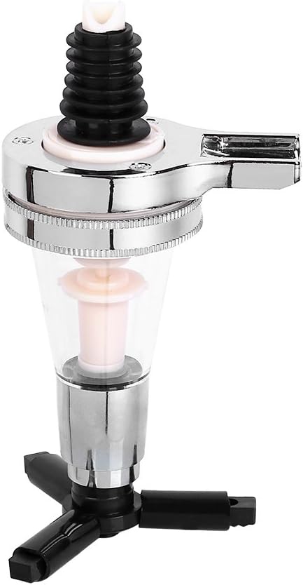 Liquor Dispenser 4-Bottle Wall-Mounted Cocktail Tap with Push Valves Suction Cups for Home Bar Bartending Tools Supplies
