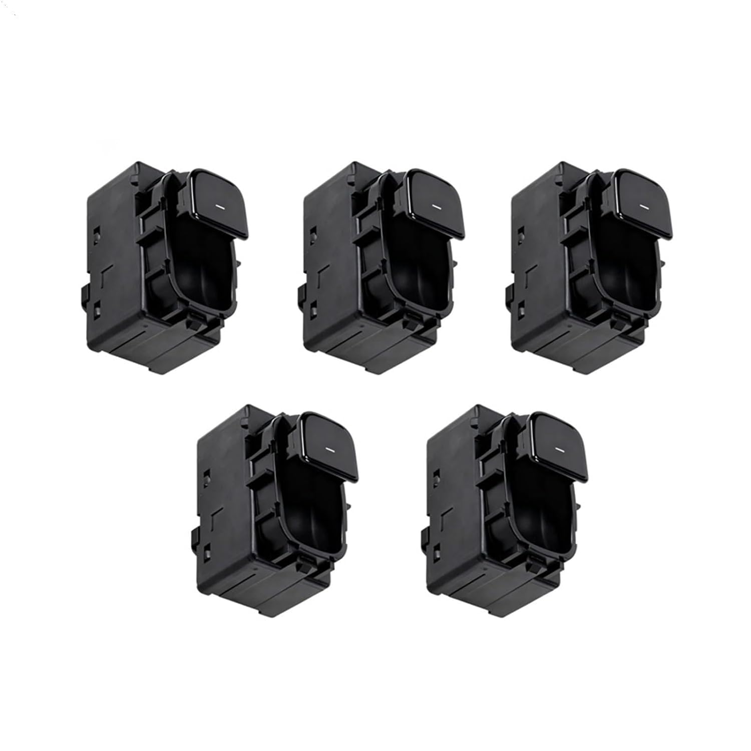 Compatible with Tesla Model 3 2017-2020 Front Power Window Control Lifter Switch Door Glass Lift Button 1081037-01-D 1081038-01-E(5 PCS 1081038 Bright)