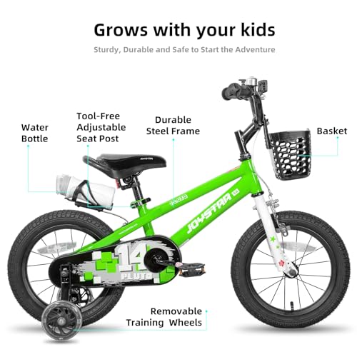 Image of JOYSTAR Pluto 12-20 inch Kids Bike with Light Up Training Wheels