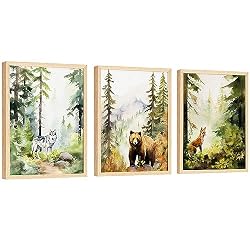 woodland nursery art