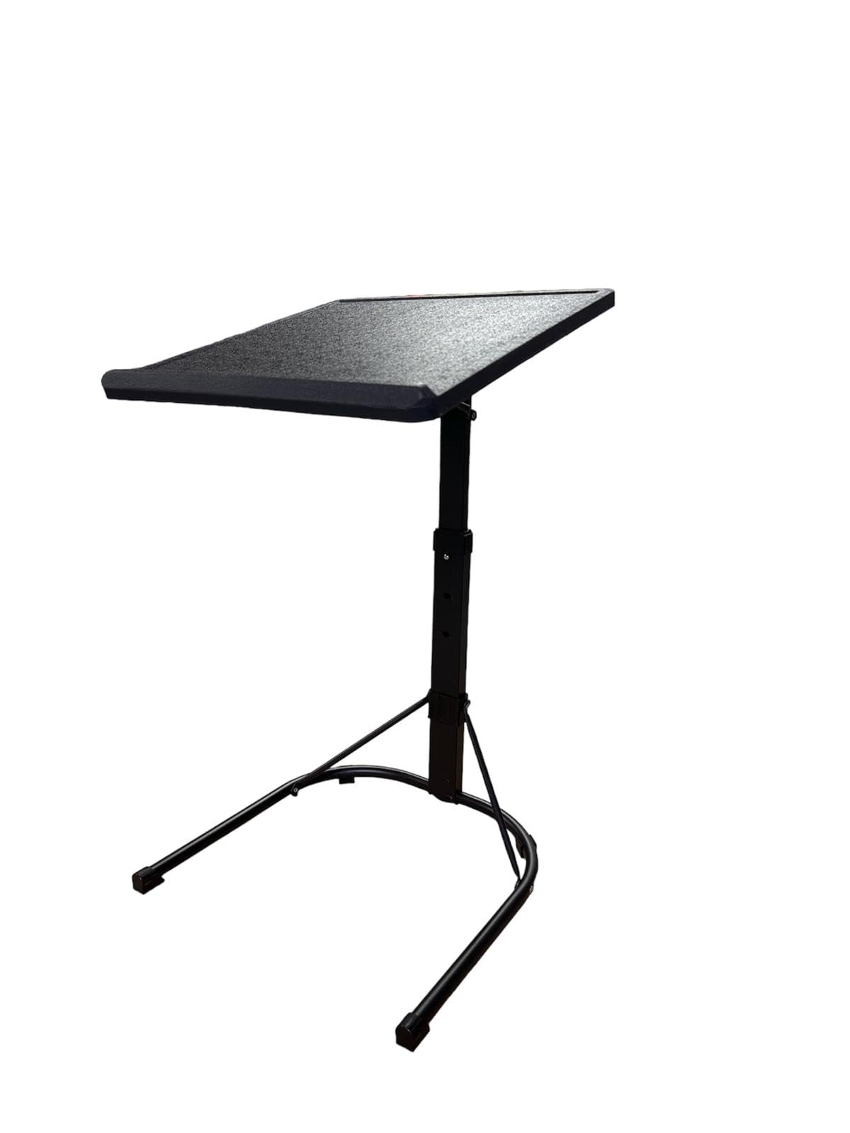 Fahd Traders Black Folding Laptop Table | Adjustable Height & Tilt | Portable Desk For Bed, Sofa, Couch | Multi-Functional Laptop Stand | Ergonomic Tv Tray, Standing Desk, Work From Home Table(Black)