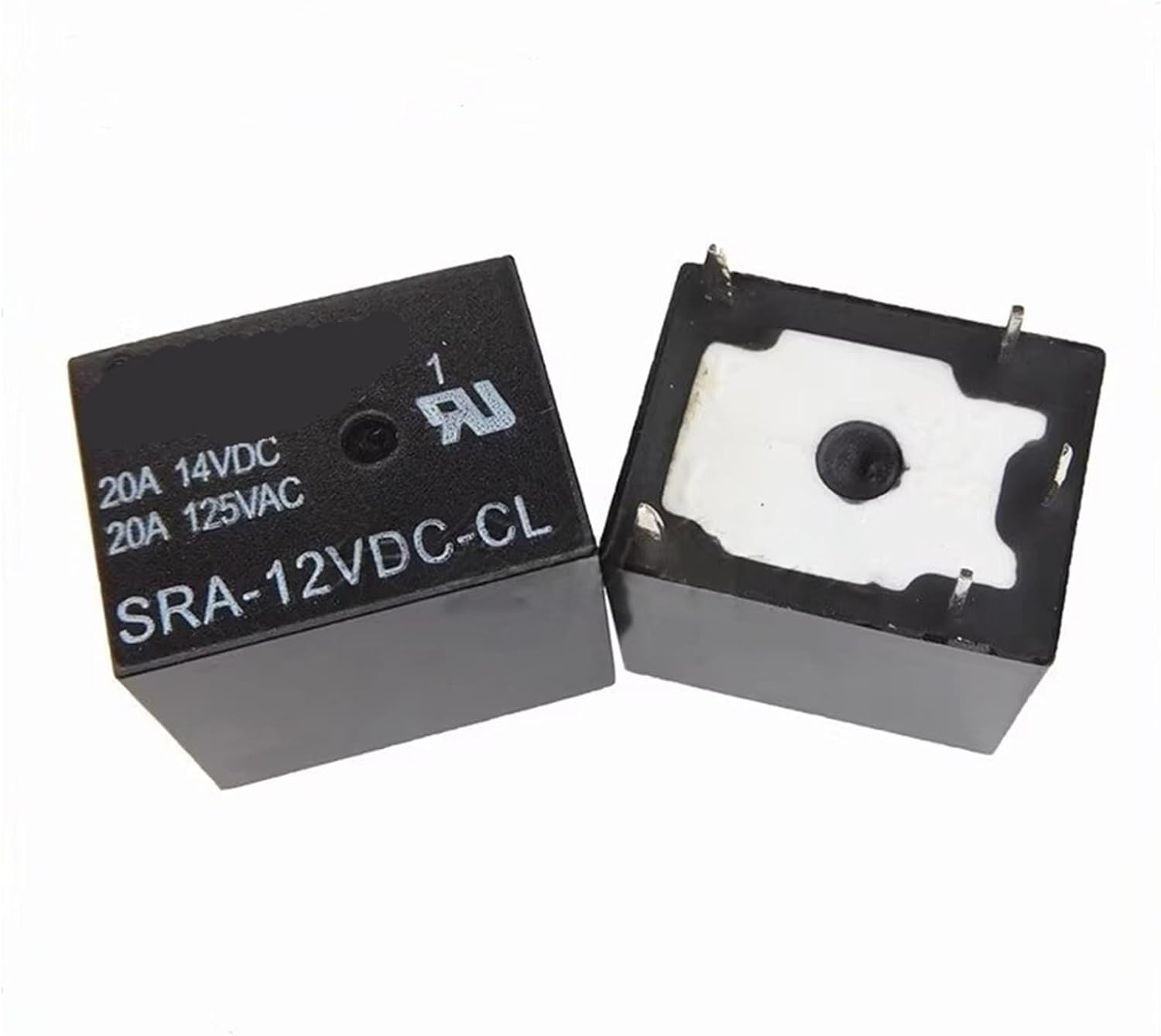 1/5PCS Relay SRA- 05V 12V 24VDC-CL AL T74 20A 5Pin/4 Pin(1PCS,SRA-12VDC-AL-4Pin)