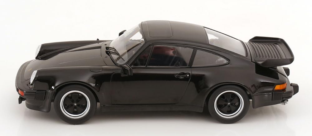 KK-Scale KKDC181443 - Porsch. 911 (930) Turbo 3.3 Black 1977 - Maßstab 1/18 - Modellauto