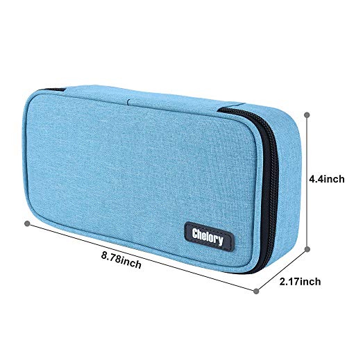 Image of Chelory Big Capacity Pencil Case Large Pencil Bag Pouch Pen Case Pencil Marker Holder Stationery Storage Makeup Bag for Office Supplies Adults