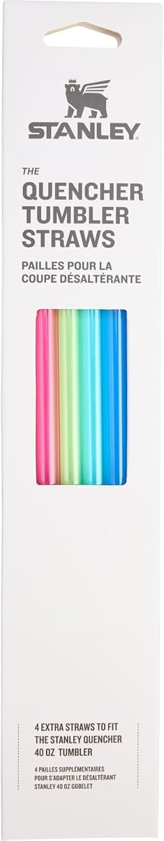 Pajitas Adventure Quencher Travel Tumbler | 40 oz | Paquete de 4