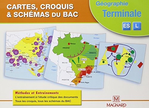 Télécharger Géographie Tle ES/L Cartes, croquis & schémas du Bac : Méthodes et entraînements Livre eBook France