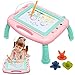 Toys for 3 Year Old Girls, Magnetic Drawing Board Toddler Toys for Girls Boys, A Etch Erasable Doodle Board Kids Toy with 1 Pen Sketch Boards, Easter Birthday Gifts for 3 Year Old Girl Learning Toy