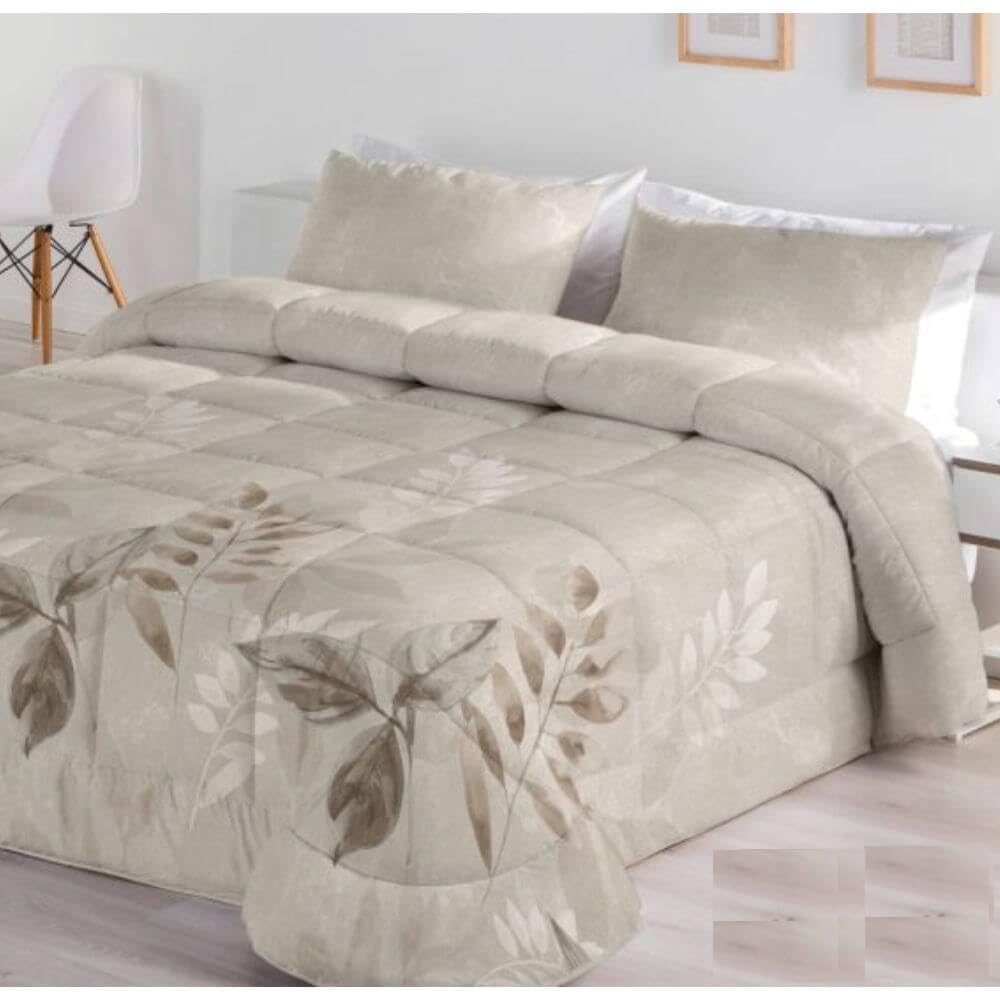 ANTILO TEXTIL Edredón Comforter Sherpa Reverso de Borreguito Modelo Olaris de Fundeco Color Unico (135 cm)