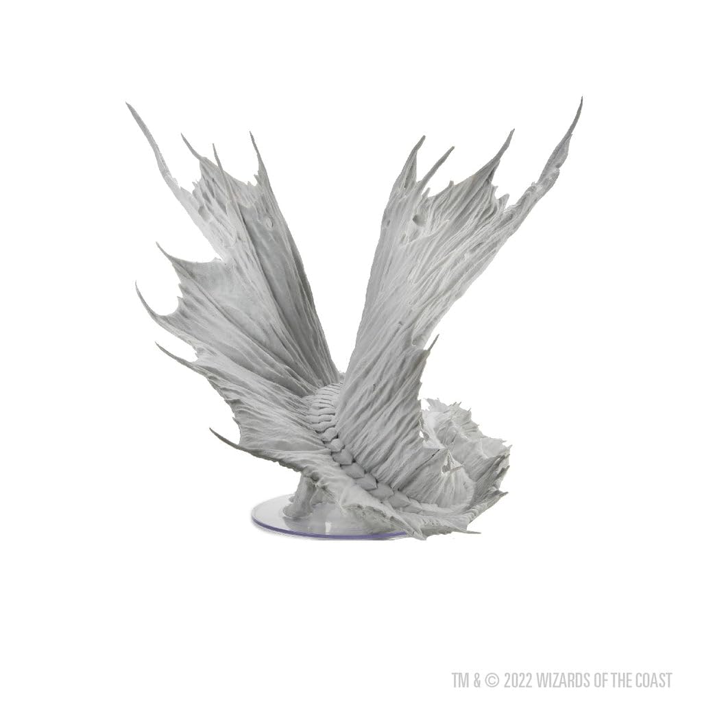Dungeons & Dragons D&D Nolzur's Marvelous Miniatures: Adult Gold Dragon - Figura RPG non verniciata, innescata e pronta a dipingere fuori dalla scatola, Gioco di ruolo da tavolo, Dungeons & Dragons