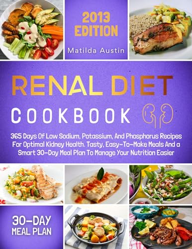 Renal Diet Cookbook: 365 Days Of Low Sodium, Potassium, And Phosphorus Recipes For Optimal Kidney He