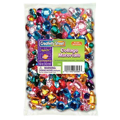 Creativity Street Chenille Kraft Acrylic Gemstones Classpack