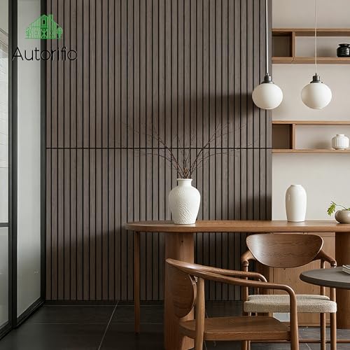 10 Pack Acoustic Panel, 47.2”x23.6” Acoustic Panels for Wall, Decorative Large Acoustic Panels with Wood Finish, for Office,Home Theater,Studio,Living Room, Walnut - Image 5