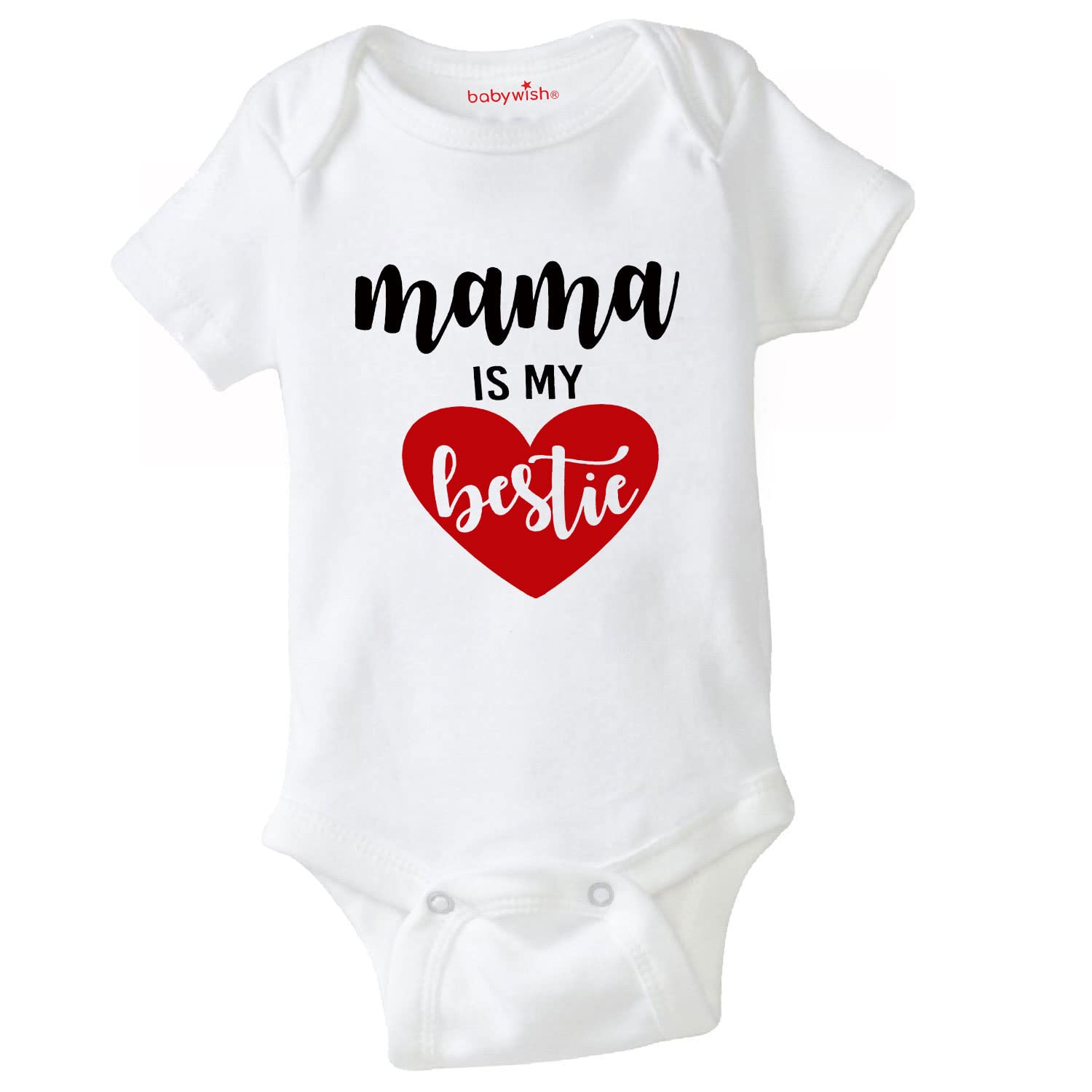 baby wish Father's day Baby Unisex Bodysuits Newborn Romper Half Sleeve Envelope Neck Cute Outfit I HAVE THE BEST DAD EVER