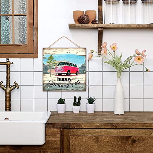 Decoración de pared con letrero de madera para ocultar imperfecciones de casa 6