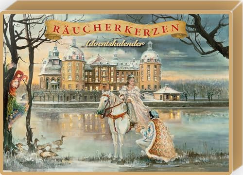 Räucherkerzen Adventskalender mit 24 Crottendorfer Räucherkerzen,...