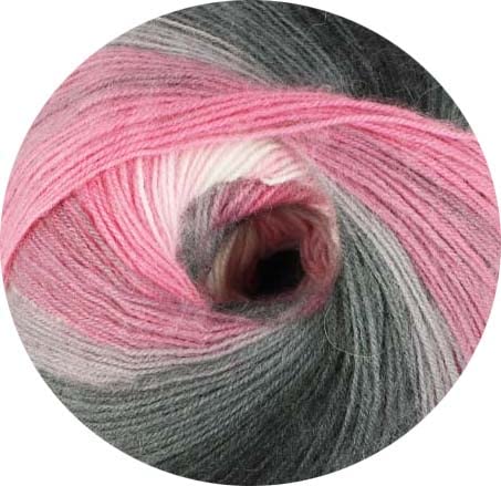 Caprice- hilo de lana fantasía multicolor, lana merino/mohair, hilo de tejer, hilo de ganchillo (100 gr/ovillo ; 24 colores) (empresa española/envío desde España) (21) Cover