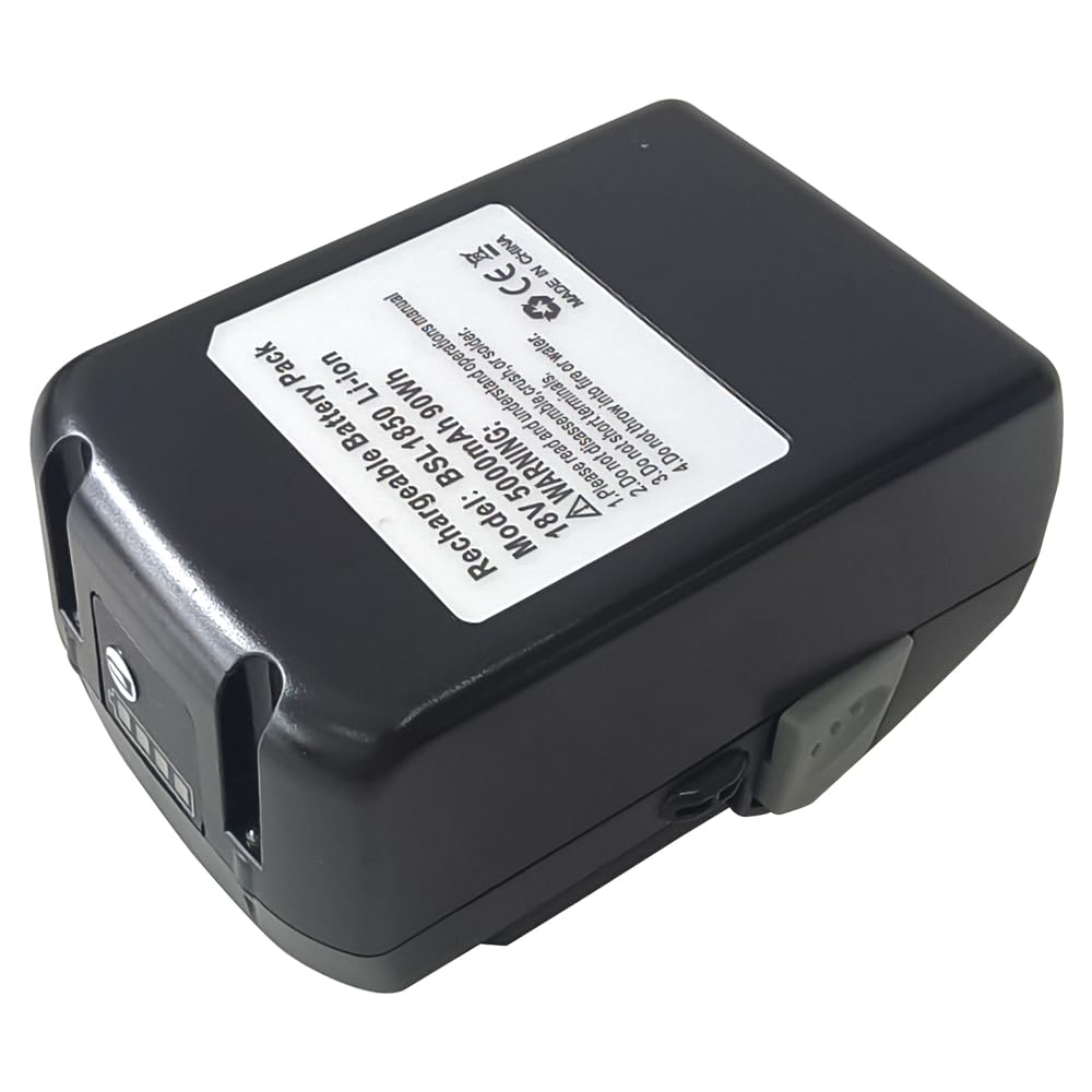 2 x akumulator zamienny do HITACHI 18 V akumulator BSL1815 BSL1830 BSL1840 BSL1860 BSL1850 akumulator 5,0 Ah 5000 mAh kompatybilny z Hitachi DH18DBL DH18DBDL C18DBL G18DBL BBAL DS1 8DSAL DS18DBL